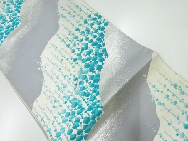 JAPANESE KIMONO / ANTIQUE FUKURO OBI / SILK / WOVEN UME